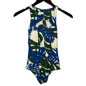 𝅺NWT MIKOH Florence One Piece Swimsuit Palm